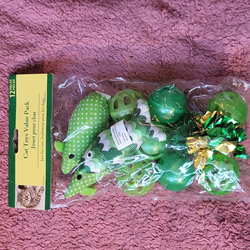 SALE!! Brand New WALMART CAT TOYS VALUE PACK- 12 CT.